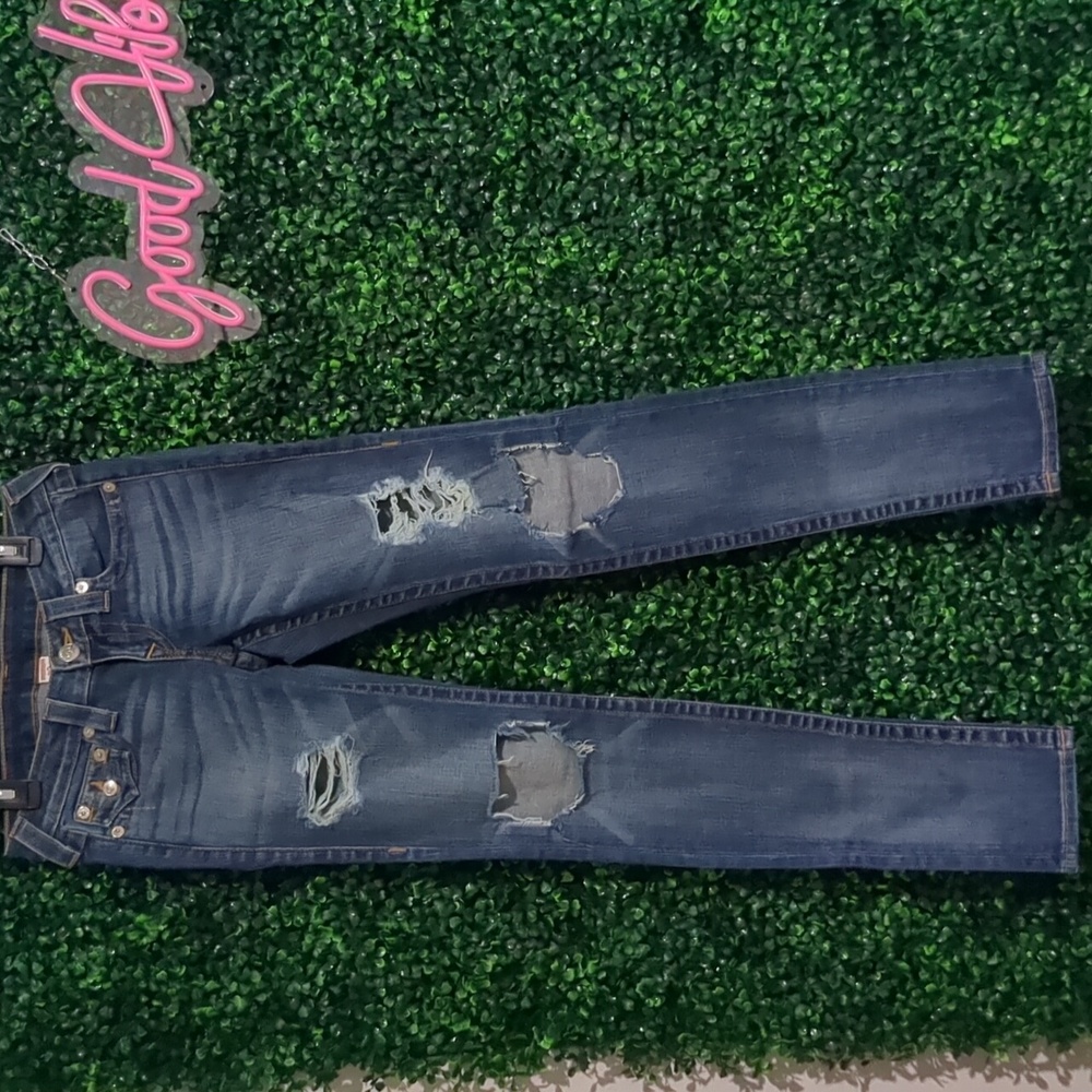 True Religion Skinny Denim Jeans Pants 25